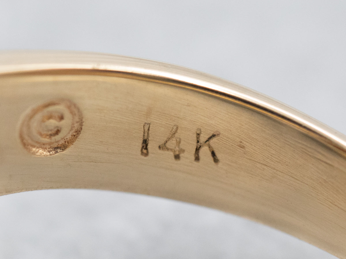 Anillo bypass de diamantes y citrinos marquesa