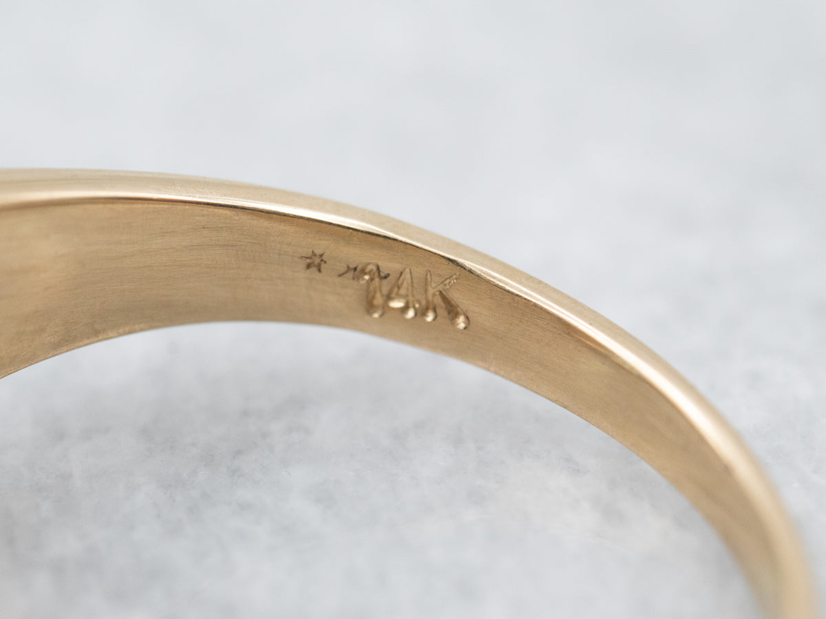 Victorian Blue Zircon Solitaire Ring