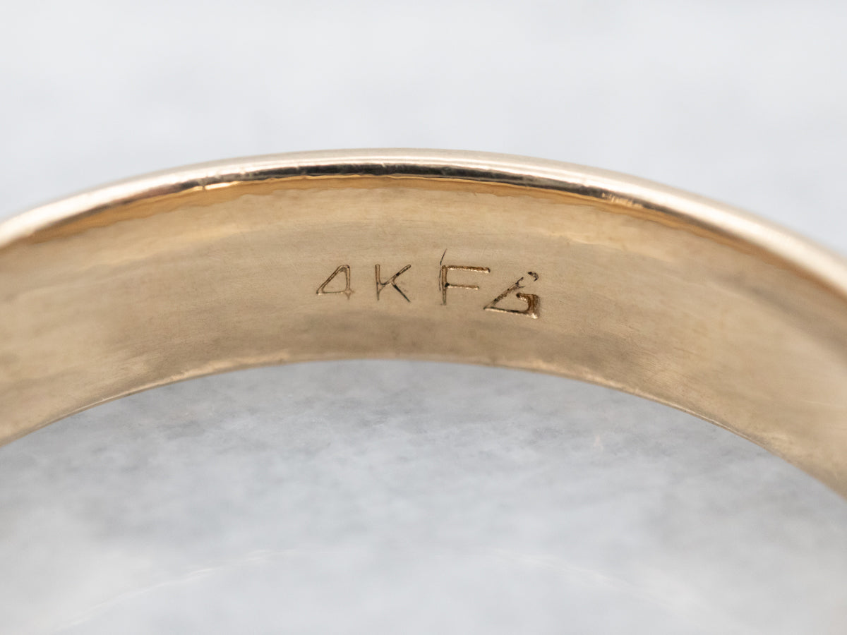 Unisex Yellow Gold Band
