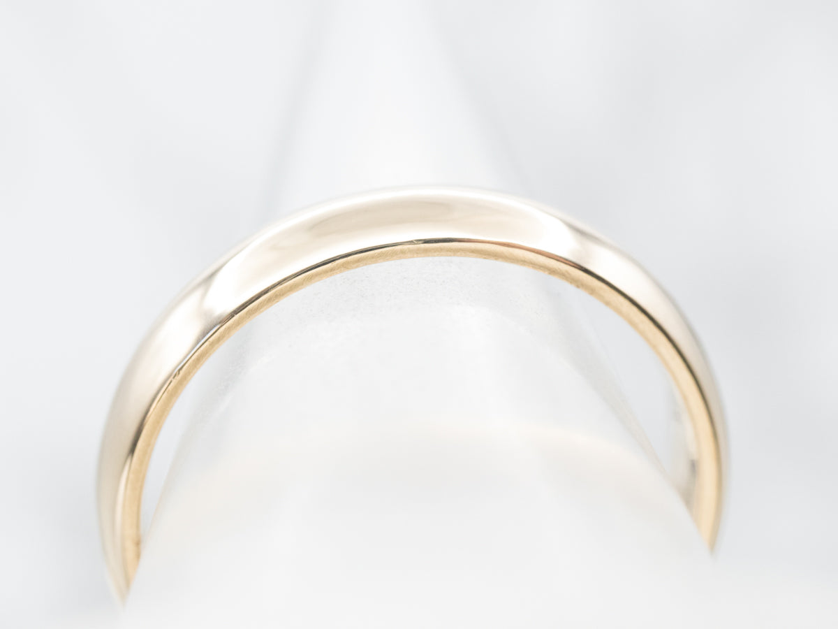 Unisex Yellow Gold Band