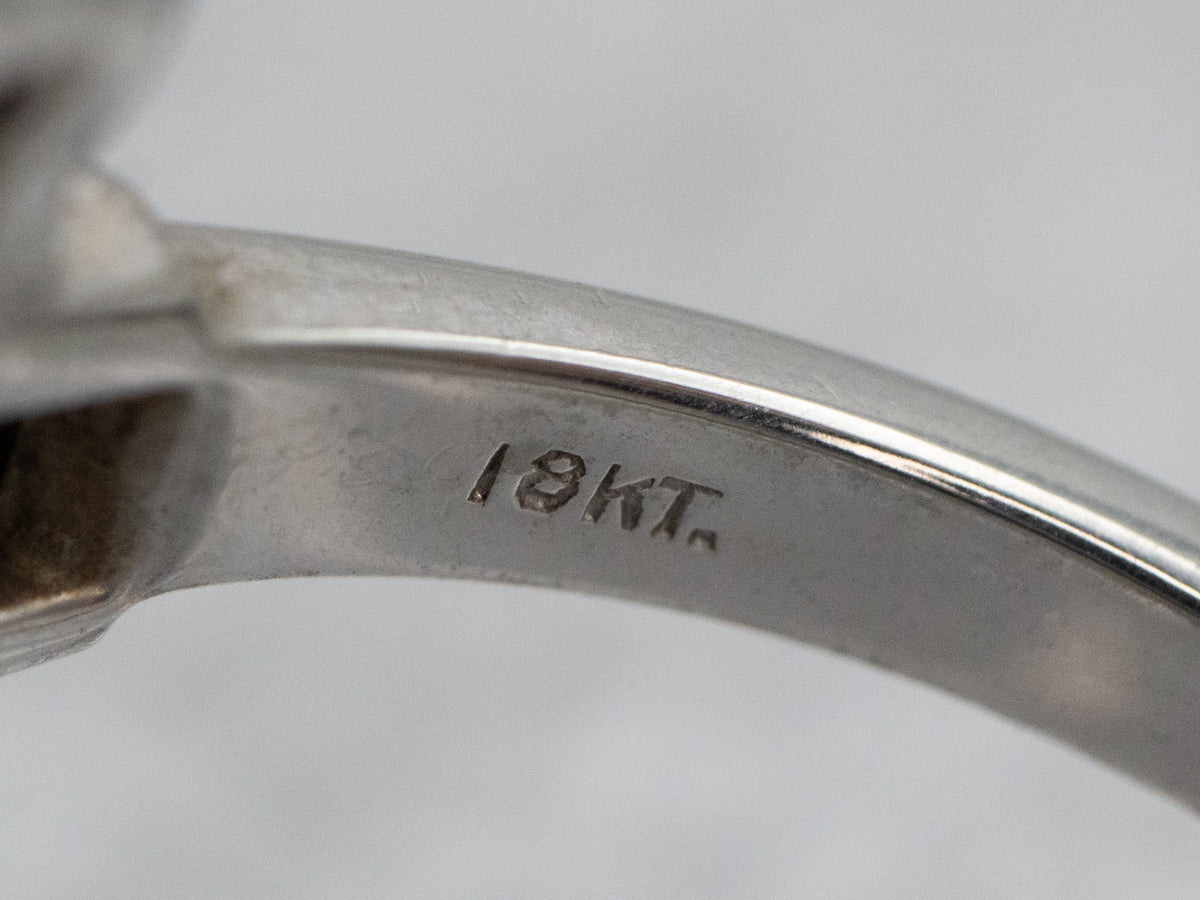 Early Retro Era Diamond Dinner Ring