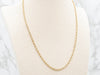 Long Two Tone Gold Mariner Chain