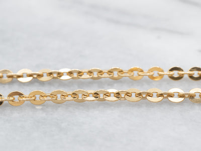 Heavy 18K Gold Cable Chain