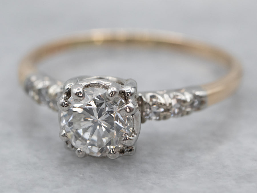 Vintage 1940 RETRO $5000 1.15ct VS H Marquis Diamond 14k White Gold Wedding  Ring | eBay
