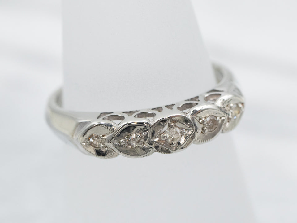 Vintage Diamond Sweetheart Band