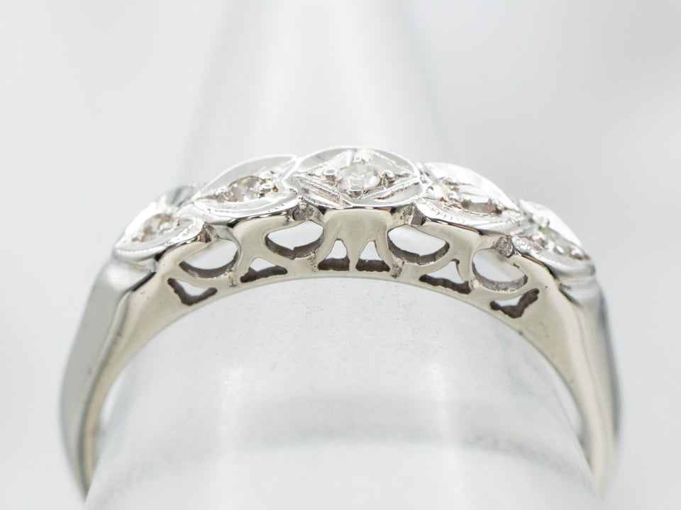 Vintage Diamond Sweetheart Band