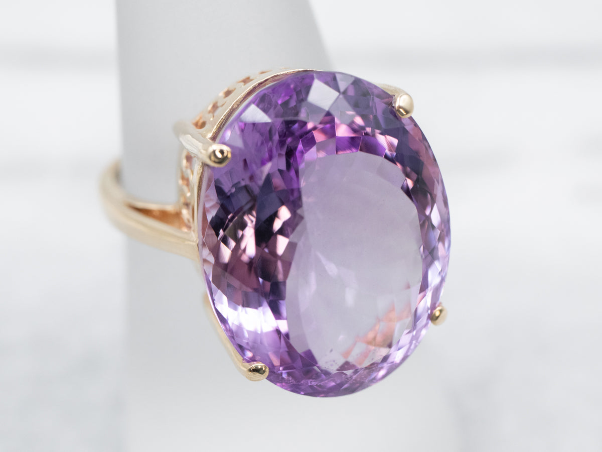 Vintage Amethyst Cocktail Ring