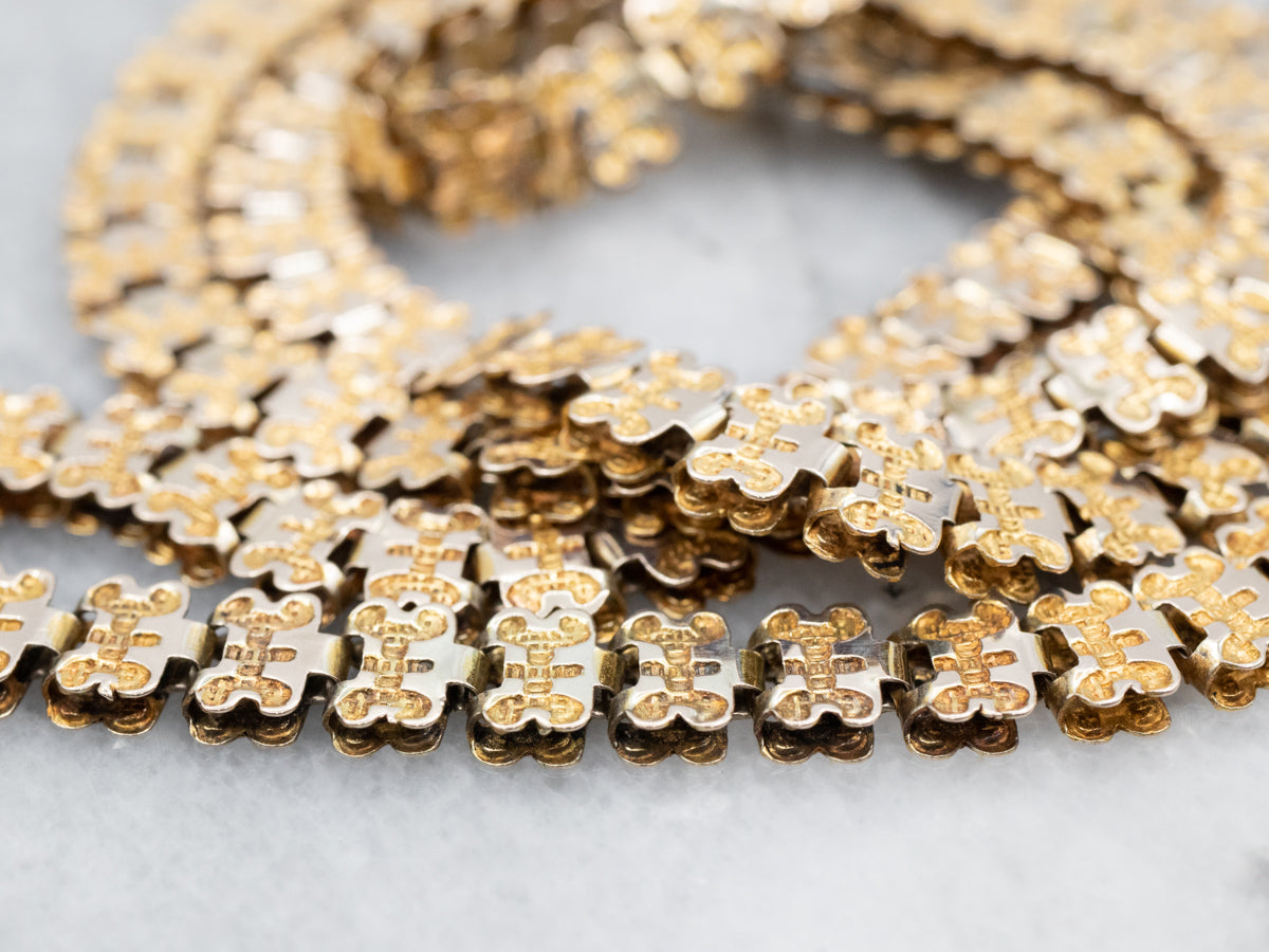 Collar de lazo de camafeo de coral de la época victoriana