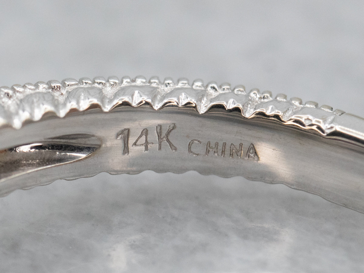 Modern Ruby and Diamond Engagement Ring