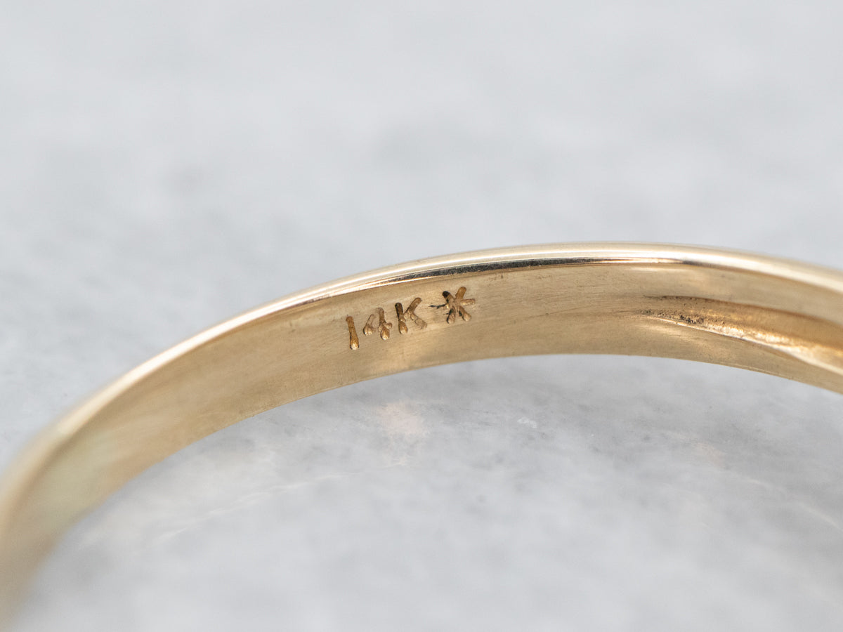 Champagne Sapphire Engagement Ring