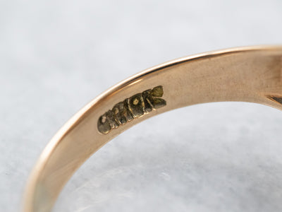 Ostby and Barton "PW" Signet Ring