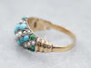 Victorian Turquoise and Seed Pearl Band