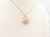 Victorian Seed Pearl Starburst Brooch or Pendant