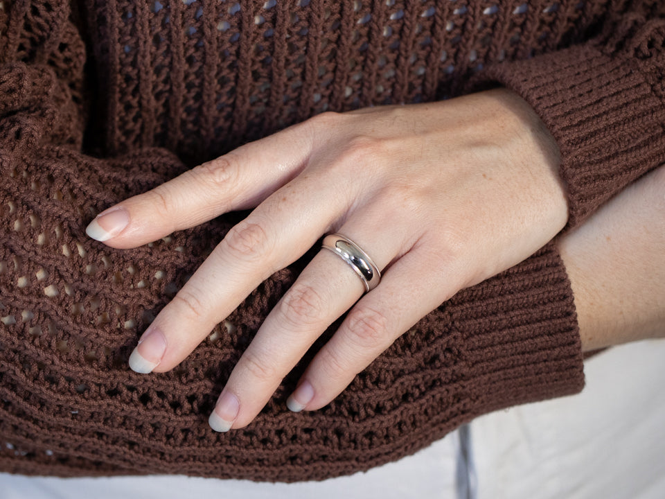 Banda de borde milgrain de platino