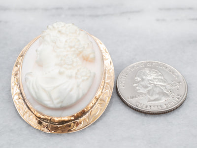 Antique Cameo Brooch or Pendant