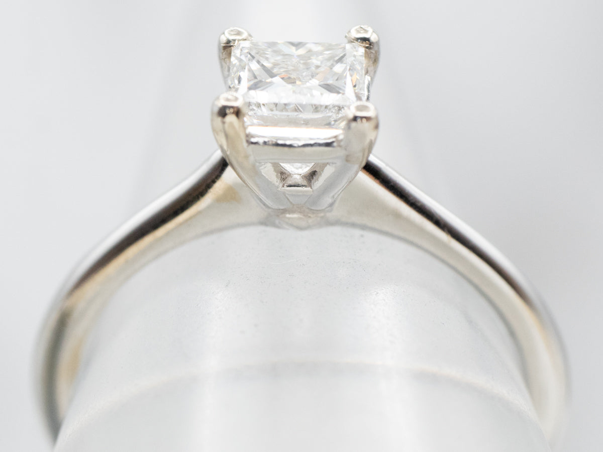 Modern Princess Cut Diamond Engagement Ring