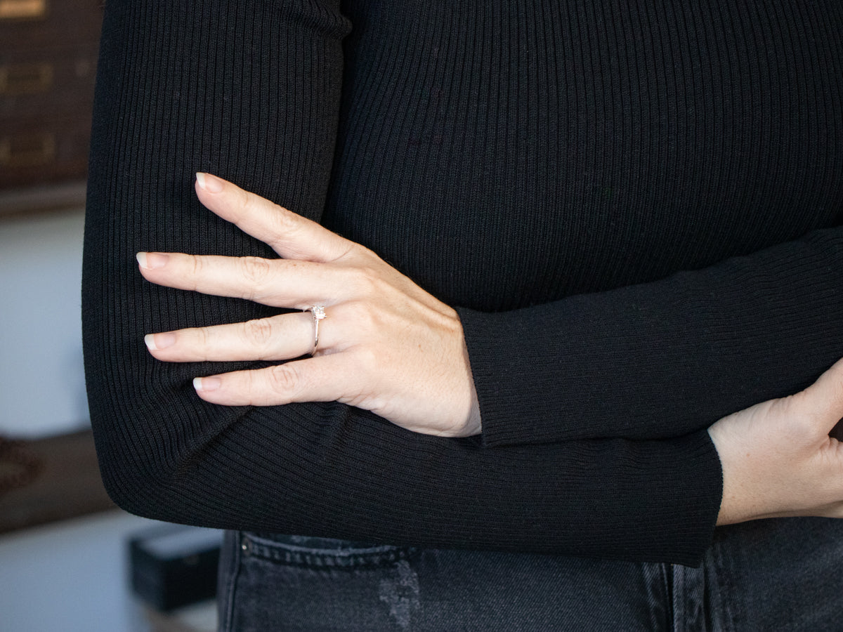 Modern Princess Cut Diamond Engagement Ring