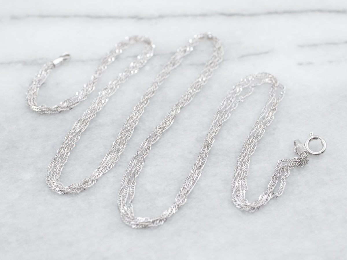 Triple Strand Singapore Chain