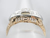 Late Art Deco Era Diamond Engagement Ring