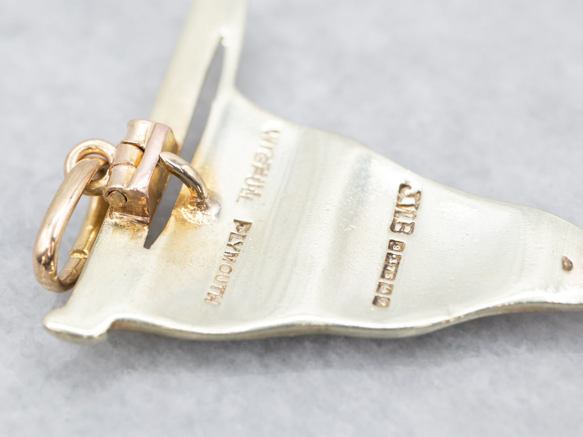 Enamel Shark Angling Club Great Britain Pendant