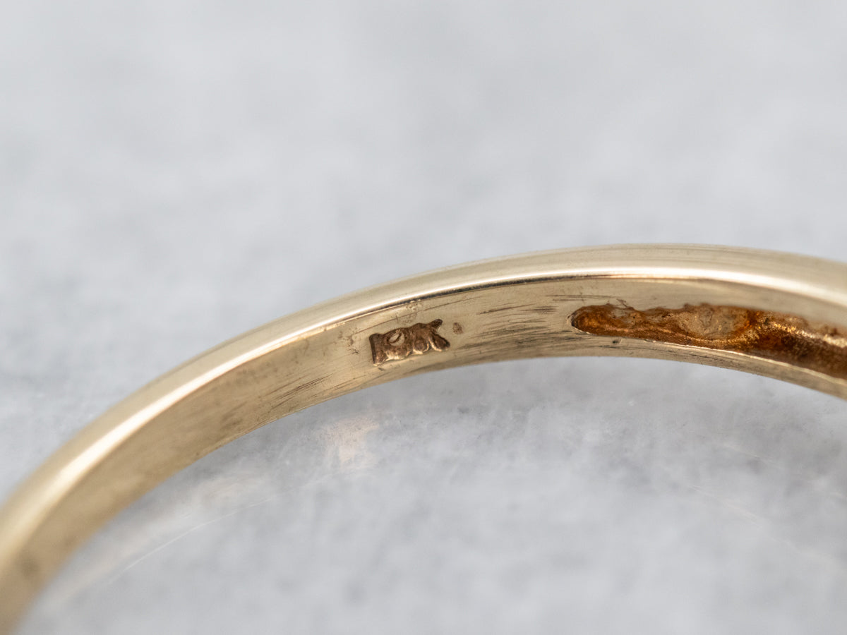 Pink Sapphire and Diamond Engagement Ring