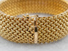 1980s Gold Mesh Link Bracelet