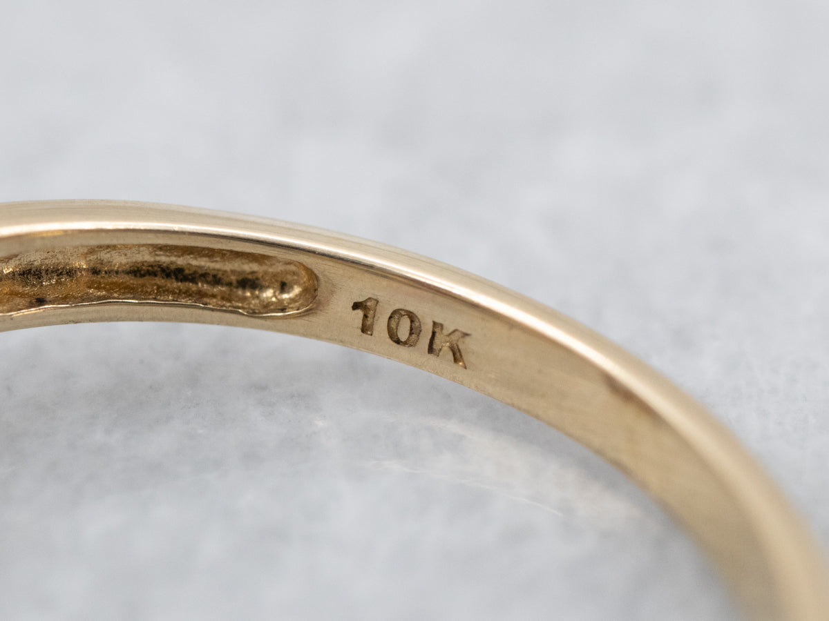 Vintage Grape Garnet and Diamond Ring