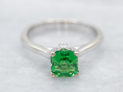 Customizable Emerald ring in 14k gold. Oval emerald ring. Real emerald ring.  For Sale at 1stDibs