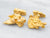 22K Gold Nugget Cufflinks