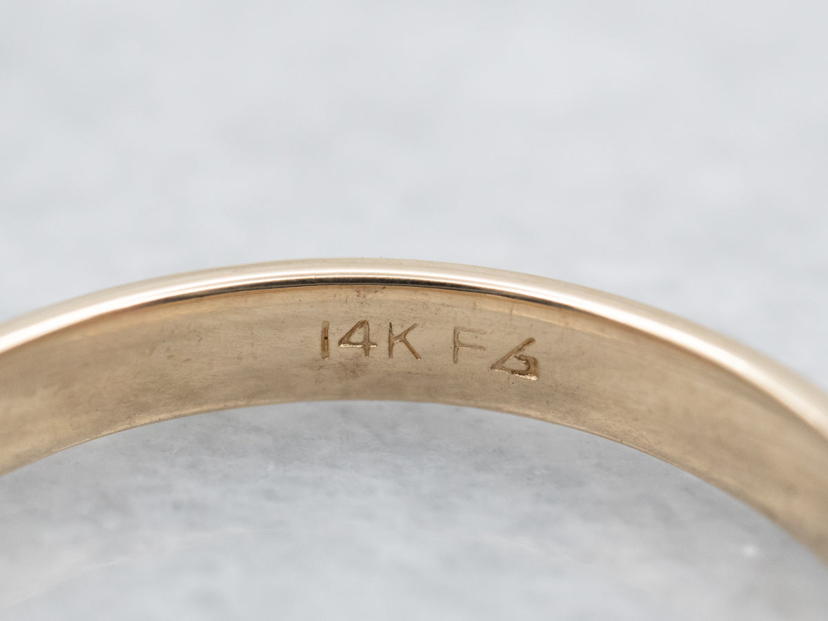 Thin Yellow Gold Band