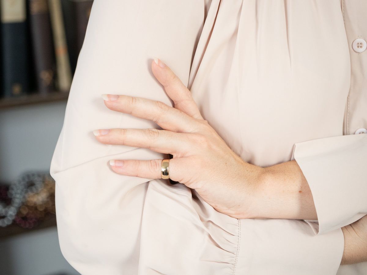 Plain Yellow Gold Unisex Band