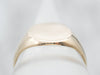 Classic Gold Oval Top Signet Ring