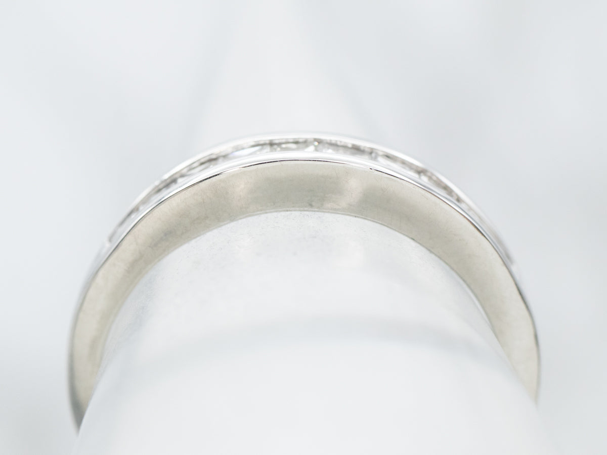 Platinum Diamond Encrusted Band