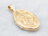 Ornate 18-Karat Gold Floral Locket