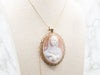 Antique Gold Cameo Pin or Pendant