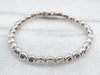 Twinkling Sapphire and Diamond Bracelet