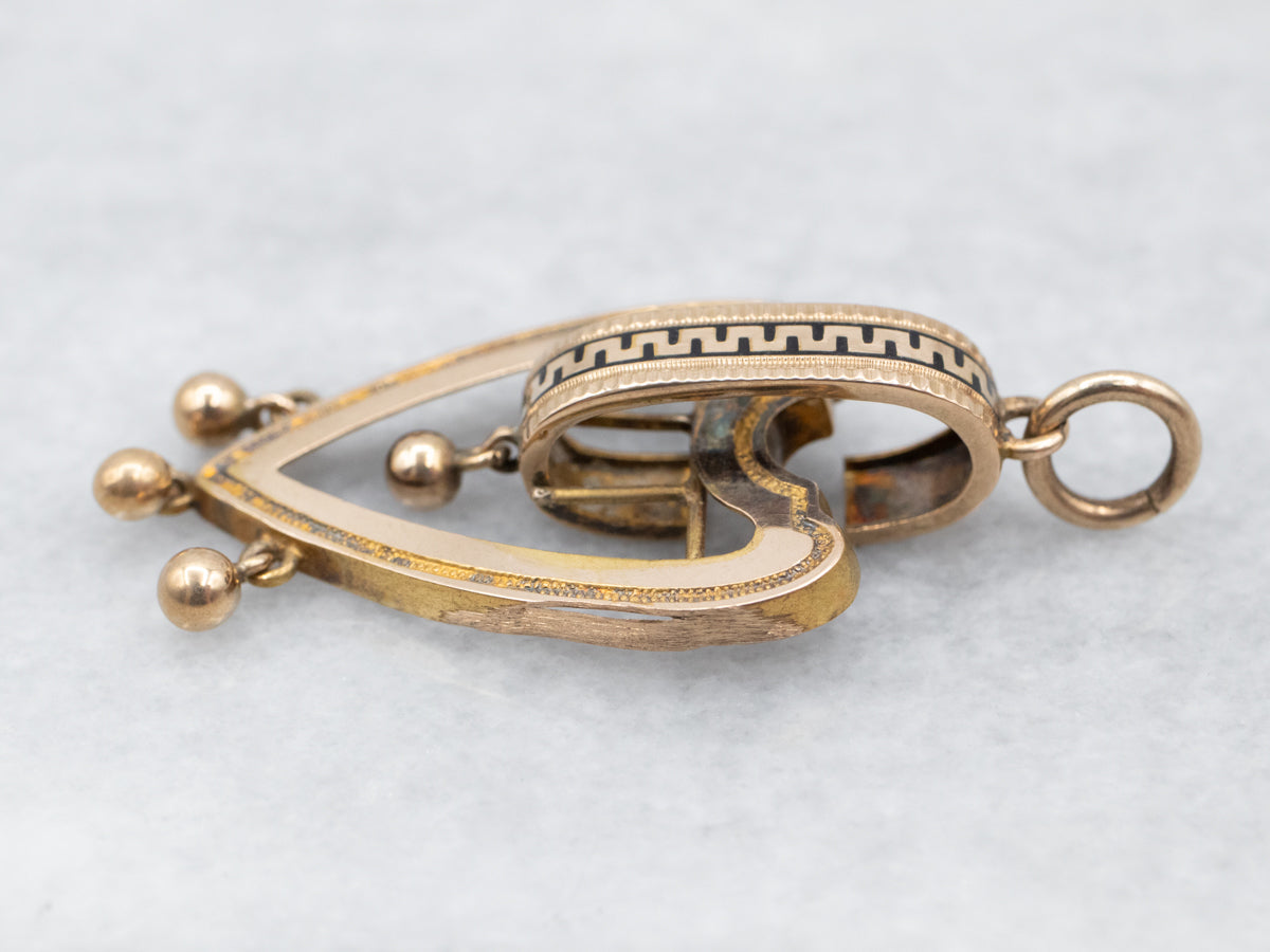 Victorian Yellow Gold Heart Pendant