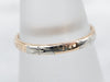 Vintage Two Tone Gold Pattern Band
