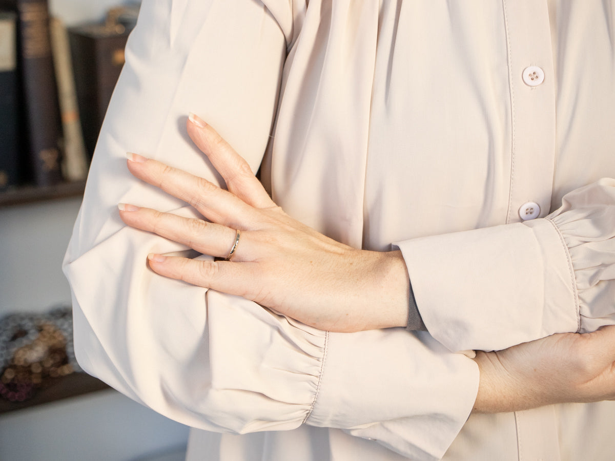 Vintage Two Tone Gold Pattern Band