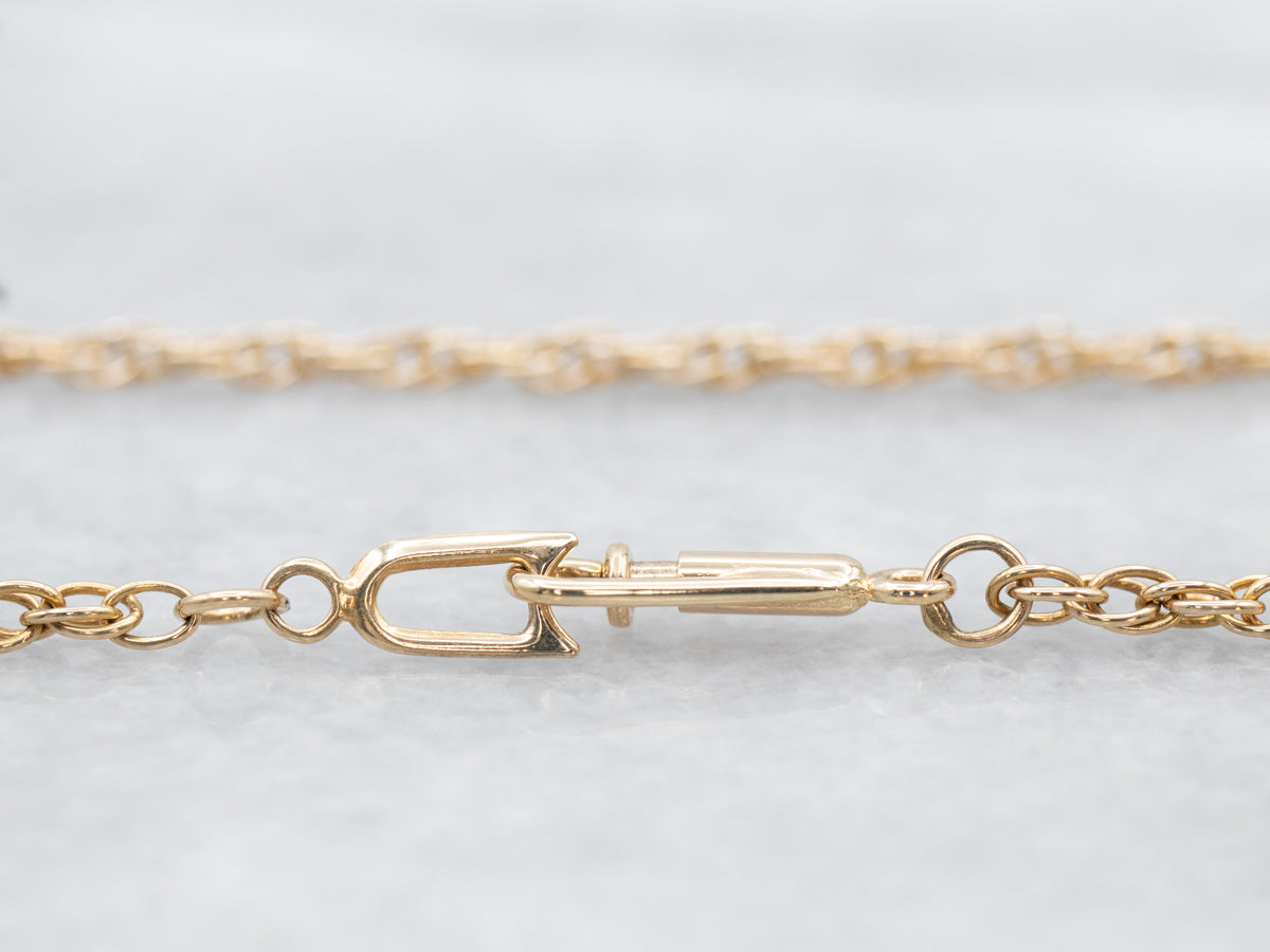 14K Yellow Gold Rope Chain