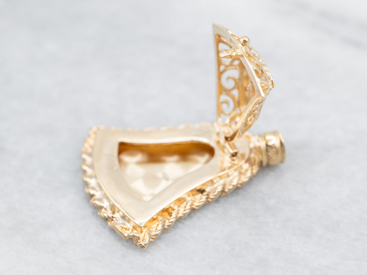 Vintage Ornate Diamond Locket