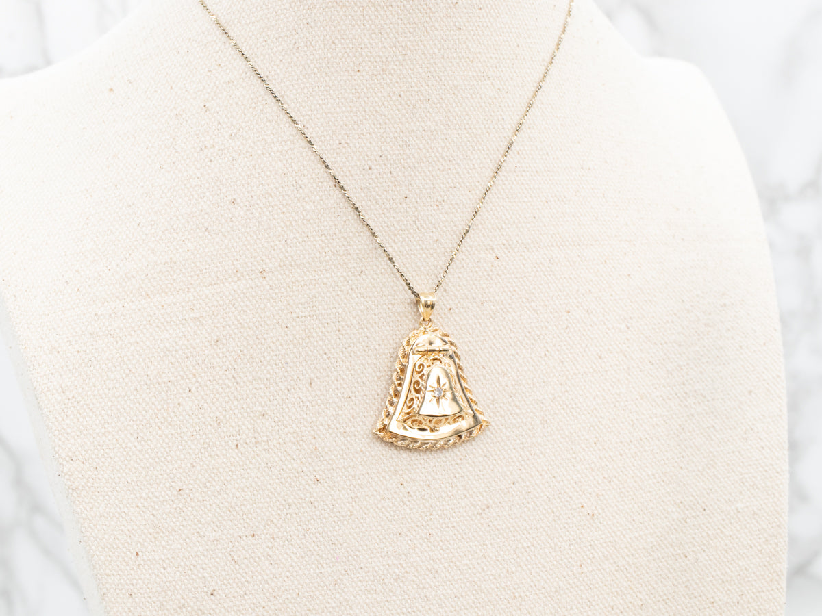 Vintage Ornate Diamond Locket