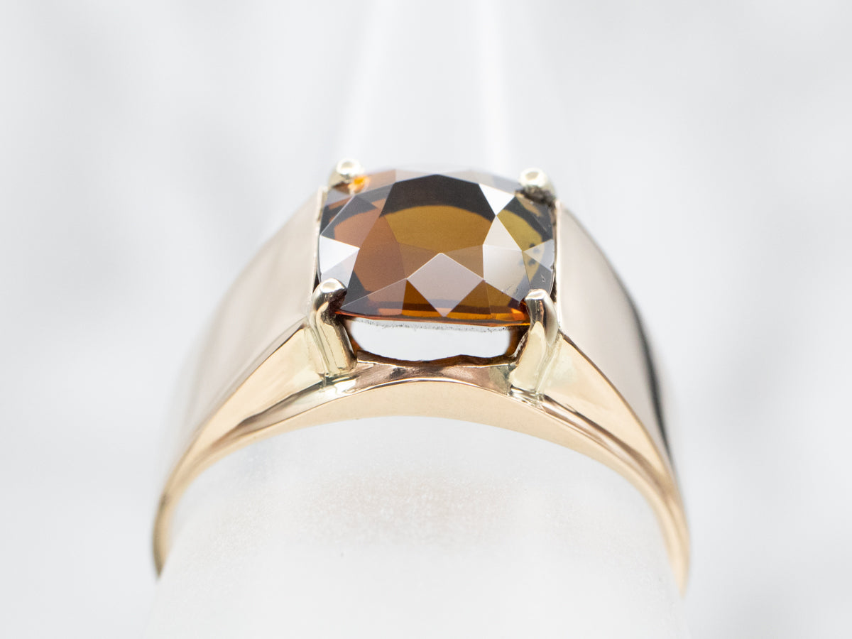 Vintage Dravite Tourmaline Ring