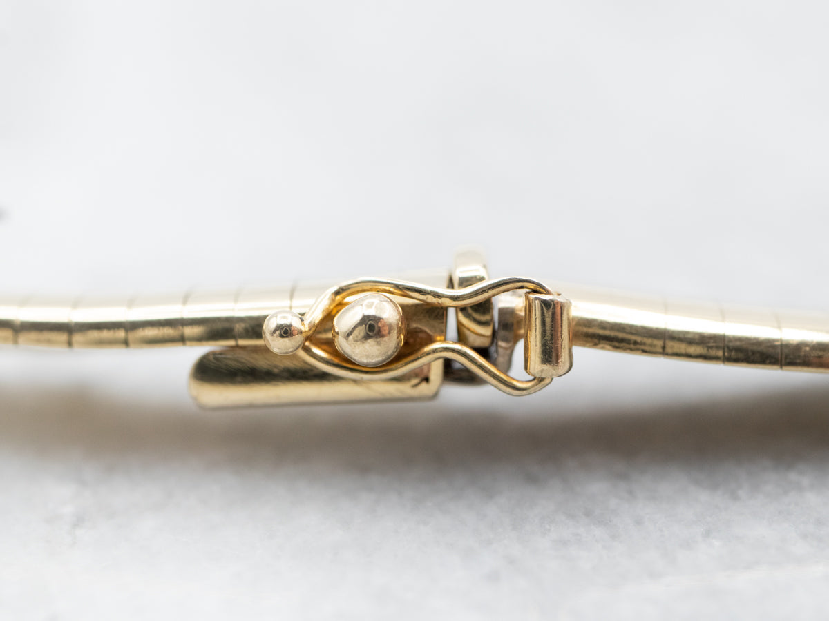 Italian Gold Omega Chain