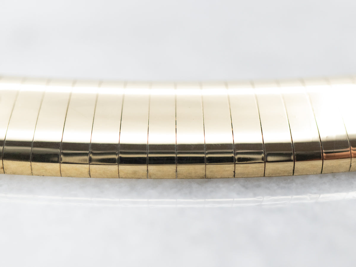 Italian Gold Omega Chain