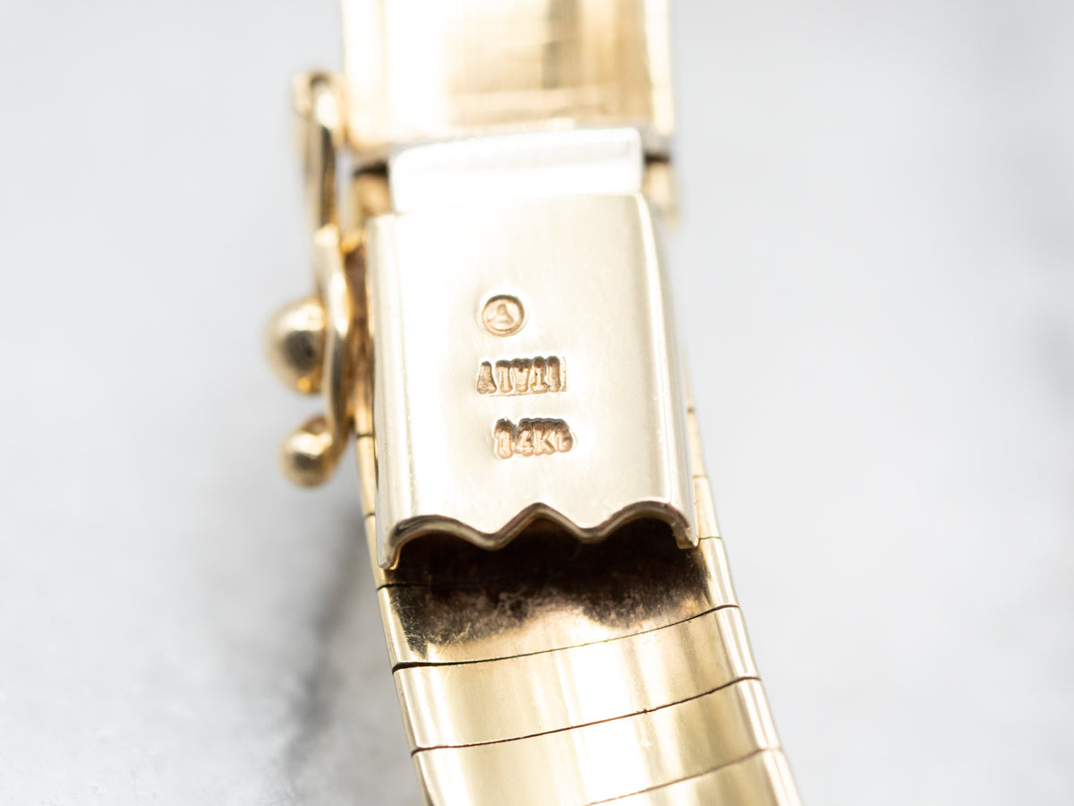 Italian Gold Omega Chain