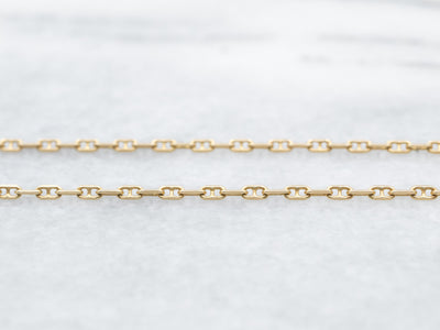 Yellow Gold Anchor Link Chain