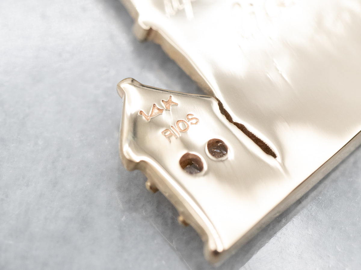 Bold Diamond Encrusted Lighthouse Pendant