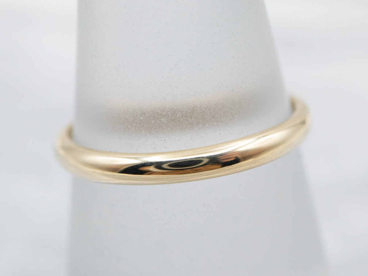 14K Yellow Gold Classic Band