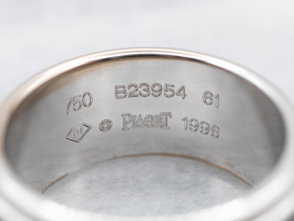 Bold 18-Karat Gold Piaget Spinner Band